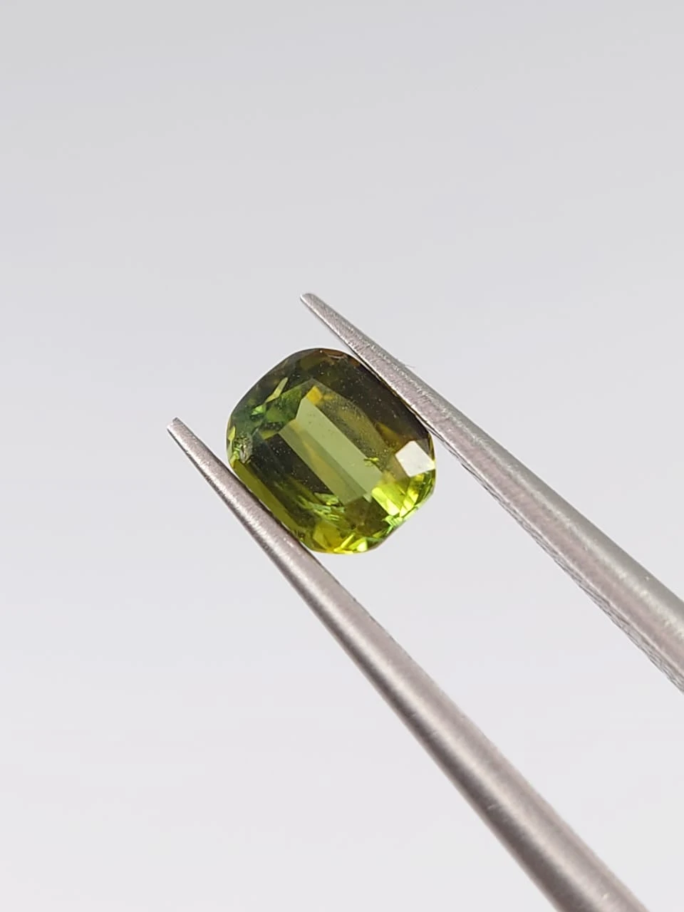 0.46ct Natural Olive Green Tourmaline Cushion Cut Loose Gemstone from Afghanistan — view 3